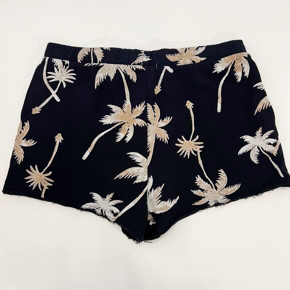 Z Supply Womens Black Southern Bliss Pikeville Terry Short Size Large NWT - Picture 2 of 3